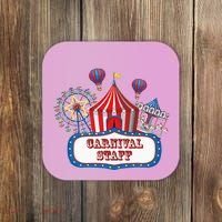 Carnival Staff For Circus Event Staff & Ringmaster Lover Coaster thumb 0