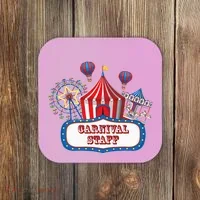 Carnival Staff For Circus Event Staff & Ringmaster Lover Coaster thumb 0