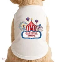 Carnival Staff For Circus Event Staff & Ringmaster Lover Doggie Tank thumb 0