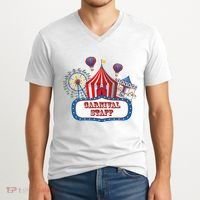 Carnival Staff For Circus Event Staff & Ringmaster Lover V-Neck T-Shirt thumb 2