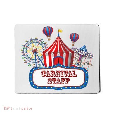 Carnival Staff For Circus Event Staff & Ringmaster Lover Mousepad
