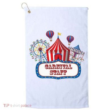 Carnival Staff For Circus Event Staff & Ringmaster Lover Golf Towel