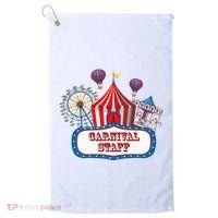 Carnival Staff For Circus Event Staff & Ringmaster Lover Golf Towel thumb 0