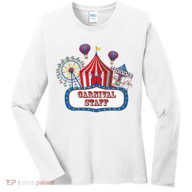 Carnival Staff For Circus Event Staff & Ringmaster Lover Women's Long Sleeve Shirt