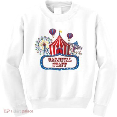 Carnival Staff For Circus Event Staff & Ringmaster Lover Kids Sweatshirt