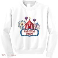 Carnival Staff For Circus Event Staff & Ringmaster Lover Kids Sweatshirt thumb 0