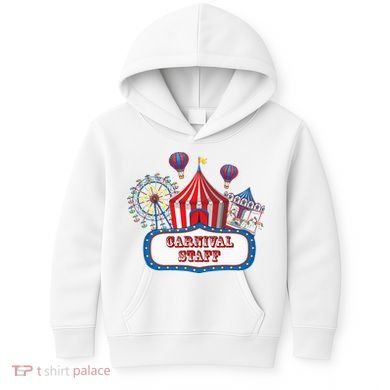 Carnival Staff For Circus Event Staff & Ringmaster Lover Kids Hoodie
