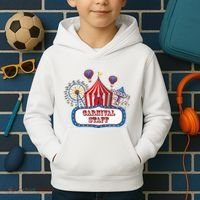 Carnival Staff For Circus Event Staff & Ringmaster Lover Kids Hoodie thumb 2