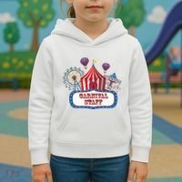Carnival Staff For Circus Event Staff & Ringmaster Lover Kids Hoodie thumb 3