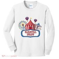 Carnival Staff For Circus Event Staff & Ringmaster Lover Kids Long Sleeve Shirt thumb 0