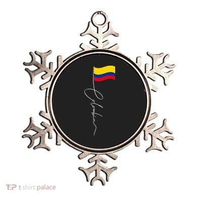 Colombia Signature Flag Pole Patriotic Colombian Flag Ornament