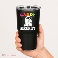 Candy Security Funny Halloween Costume Tumbler thumb 2
