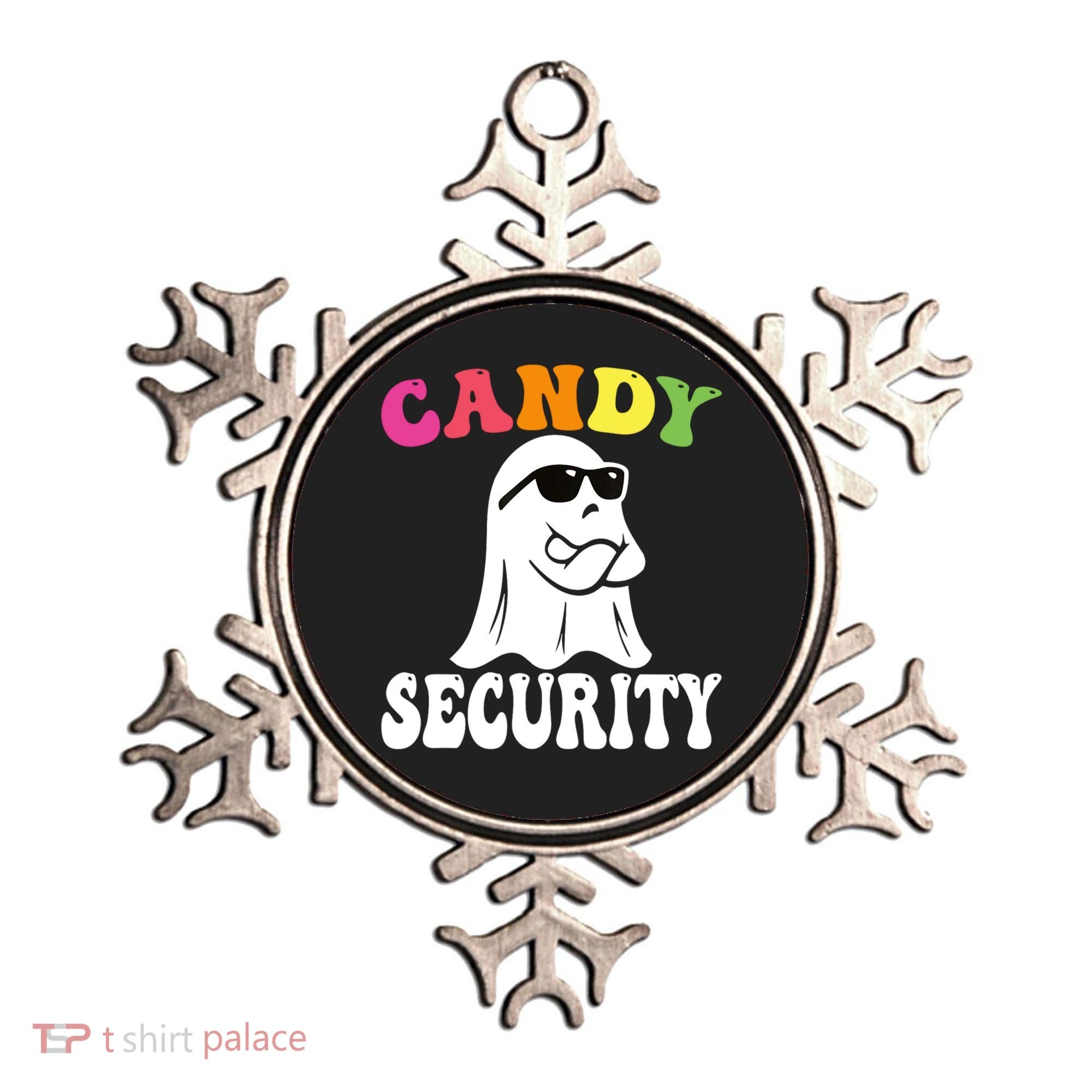 Candy Security Funny Halloween Costume Ornament