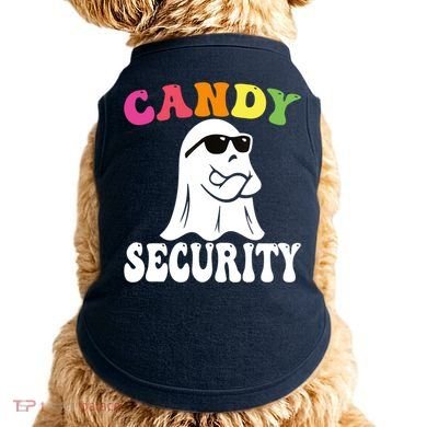 Candy Security Funny Halloween Costume Doggie Tank