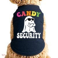Candy Security Funny Halloween Costume Doggie Tank thumb 0