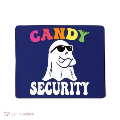 Candy Security Funny Halloween Costume Mousepad