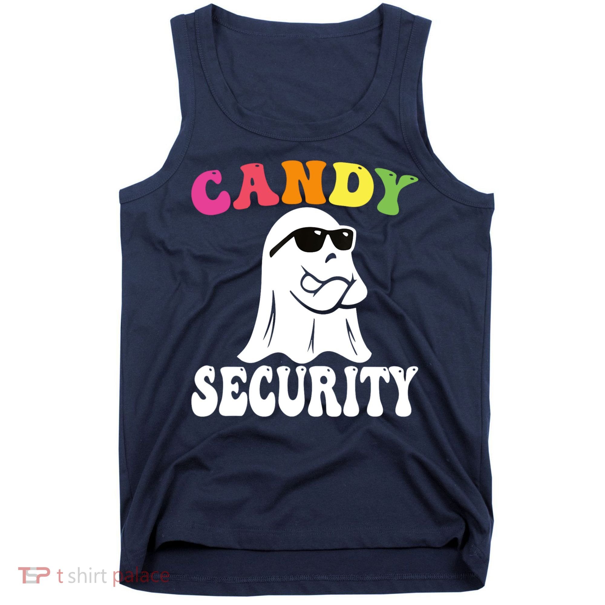 Candy Security Funny Halloween Costume Tank Top