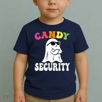 Candy Security Funny Halloween Costume Toddler T-Shirt thumb 2