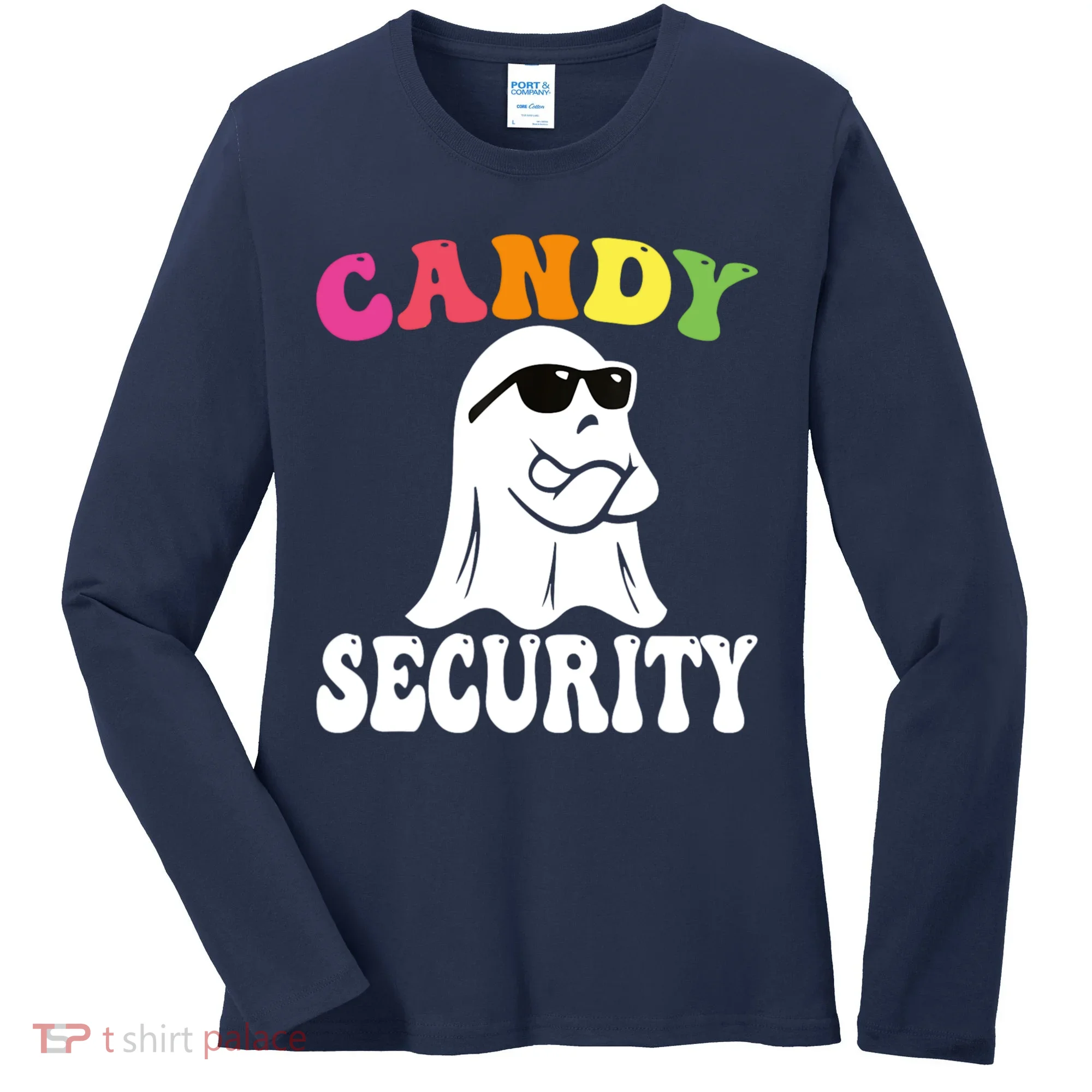 Candy Security Funny Halloween Costume Women's Long Sleeve Shirt