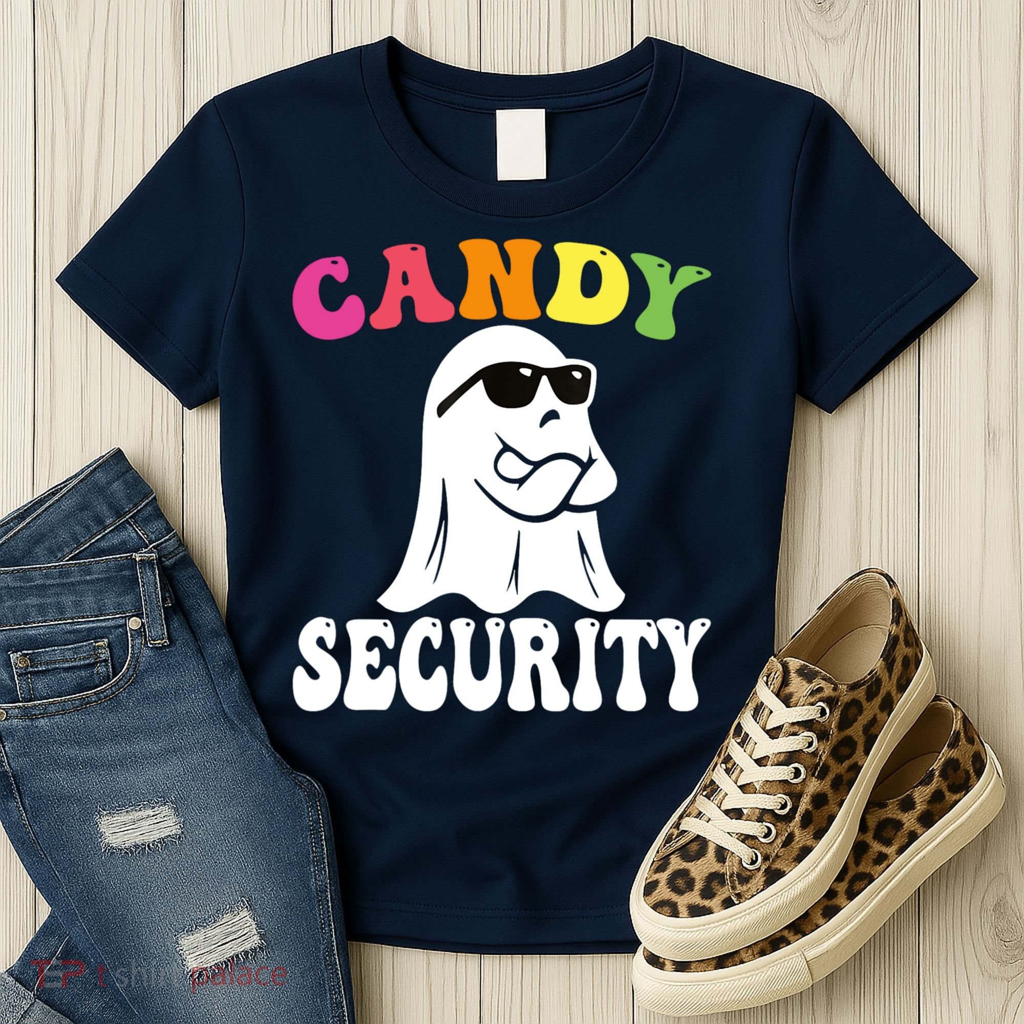 Candy Security Funny Halloween Costume Women's T-Shirt