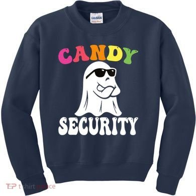 Candy Security Funny Halloween Costume Kids Sweatshirt