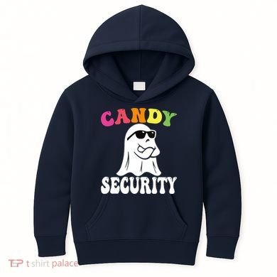 Candy Security Funny Halloween Costume Kids Hoodie