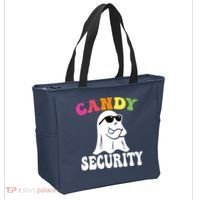 Candy Security Funny Halloween Costume Tote Bag thumb 2