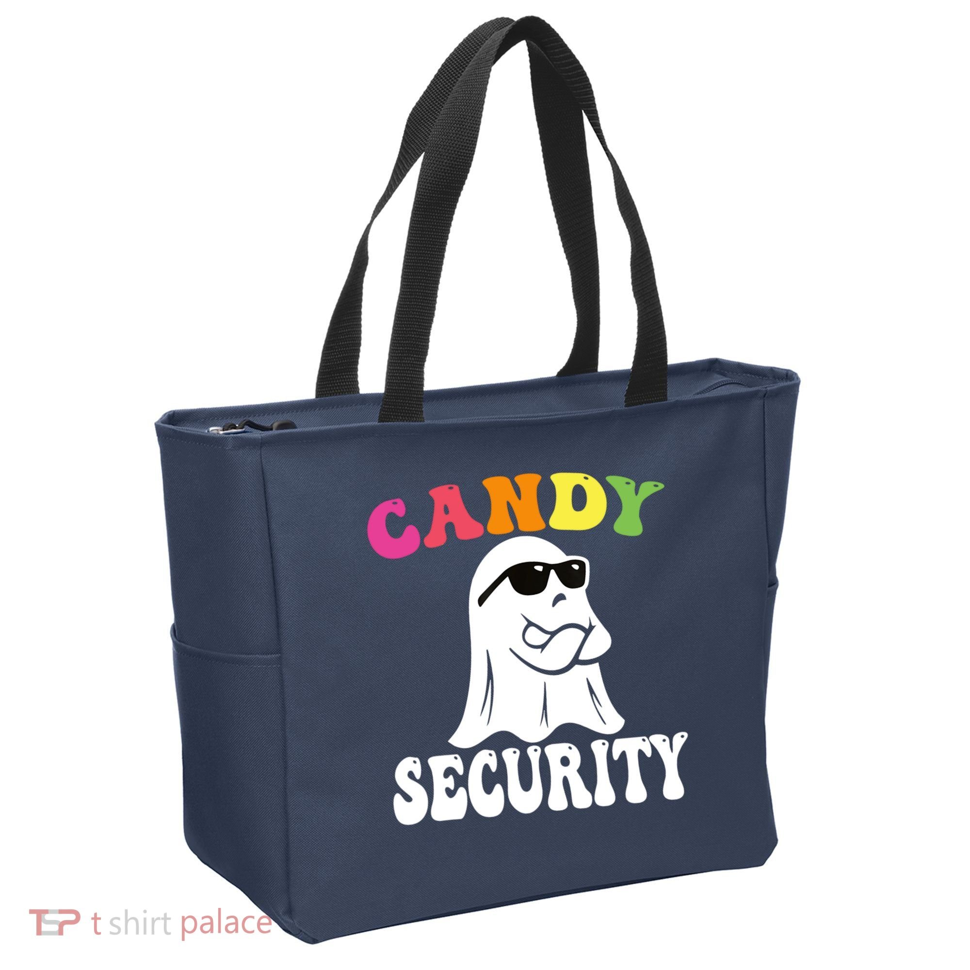 Candy Security Funny Halloween Costume Tote Bag