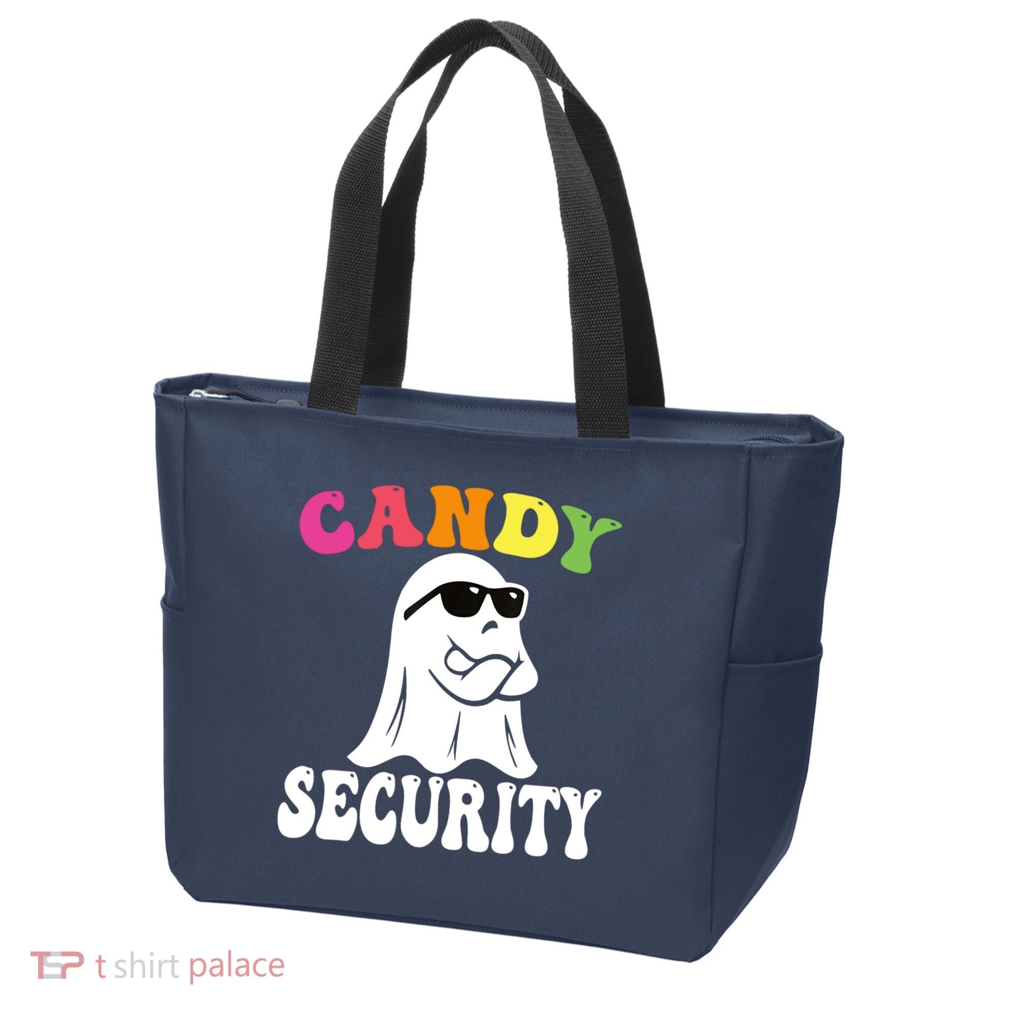Candy Security Funny Halloween Costume Tote Bag