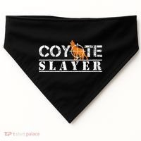 Coyote Slayer Funny Hunting For Coyote Hunters USA-Made Doggie Bandana thumb 0
