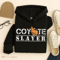 Coyote Slayer Funny Hunting For Coyote Hunters Hoodie thumb 4