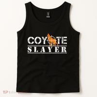 Coyote Slayer Funny Hunting For Coyote Hunters Tank Top thumb 2