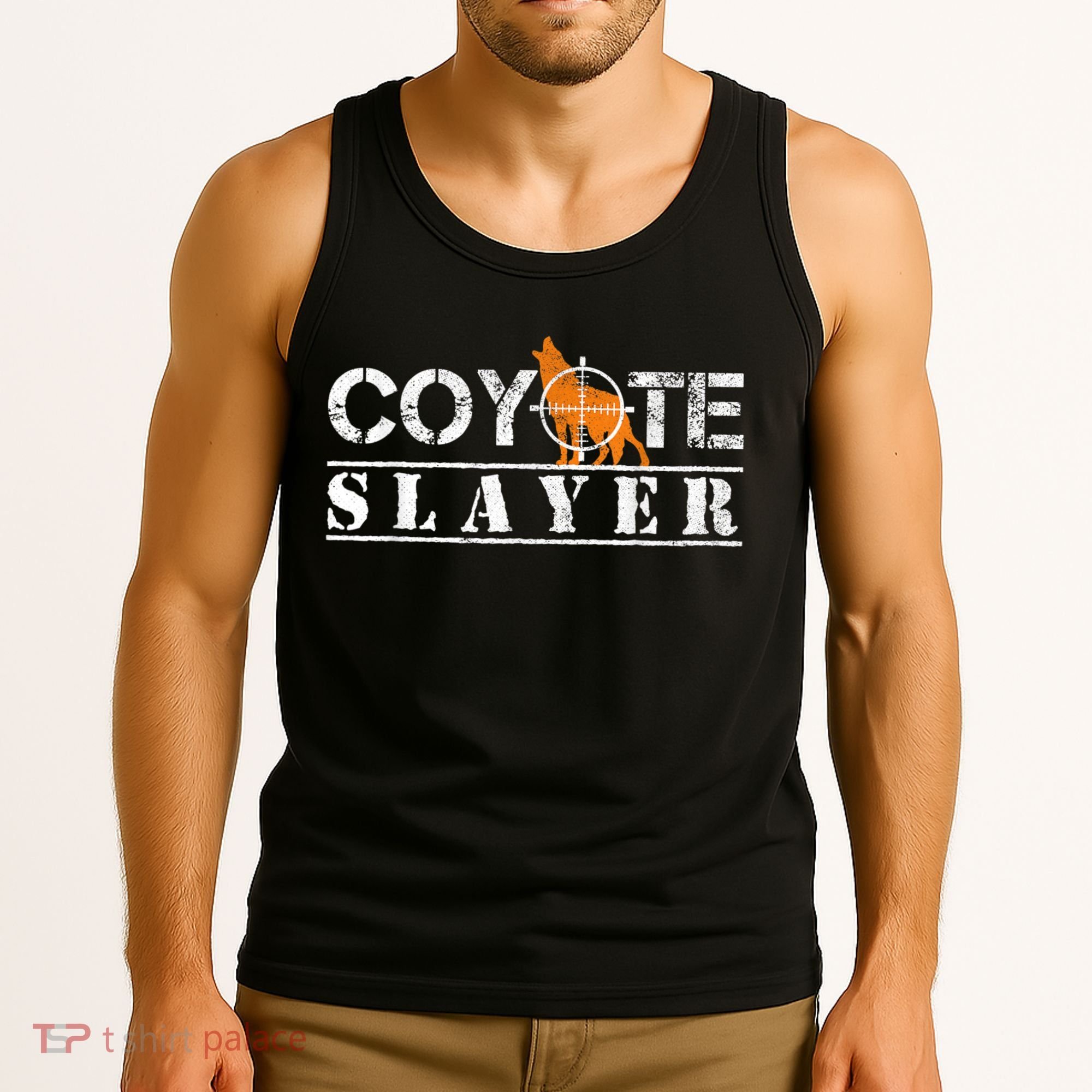 Coyote Slayer Funny Hunting For Coyote Hunters Tank Top
