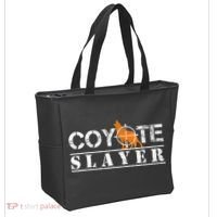 Coyote Slayer Funny Hunting For Coyote Hunters Tote Bag thumb 2