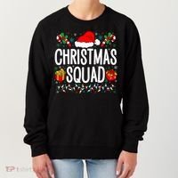 Christmas Squad Family Group Matching Christmas Pajama Party Women's Sweatshirt thumb 0