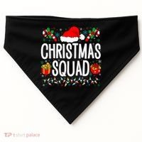 Christmas Squad Family Group Matching Christmas Pajama Party USA-Made Doggie Bandana thumb 0