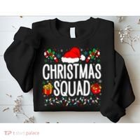 Christmas Squad Family Group Matching Christmas Pajama Party Sweatshirt thumb 2