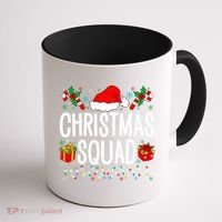 Christmas Squad Family Group Matching Christmas Pajama Party Coffee Mug thumb 1