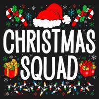 Christmas Squad Family Group Matching Christmas Pajama Party Women's Hoodie thumb 2