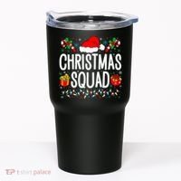 Christmas Squad Family Group Matching Christmas Pajama Party Tumbler thumb 0