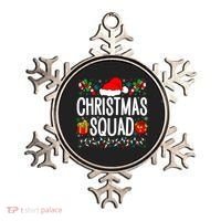 Christmas Squad Family Group Matching Christmas Pajama Party Ornament thumb 0