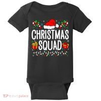 Christmas Squad Family Group Matching Christmas Pajama Party Baby Bodysuit thumb 0