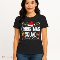 Christmas Squad Family Group Matching Christmas Pajama Party Women's T-Shirt thumb 4