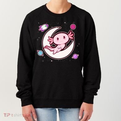 Cute Space Galaxy Axolotl Women's Sweatshirt
