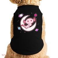 Cute Space Galaxy Axolotl Doggie Tank thumb 0