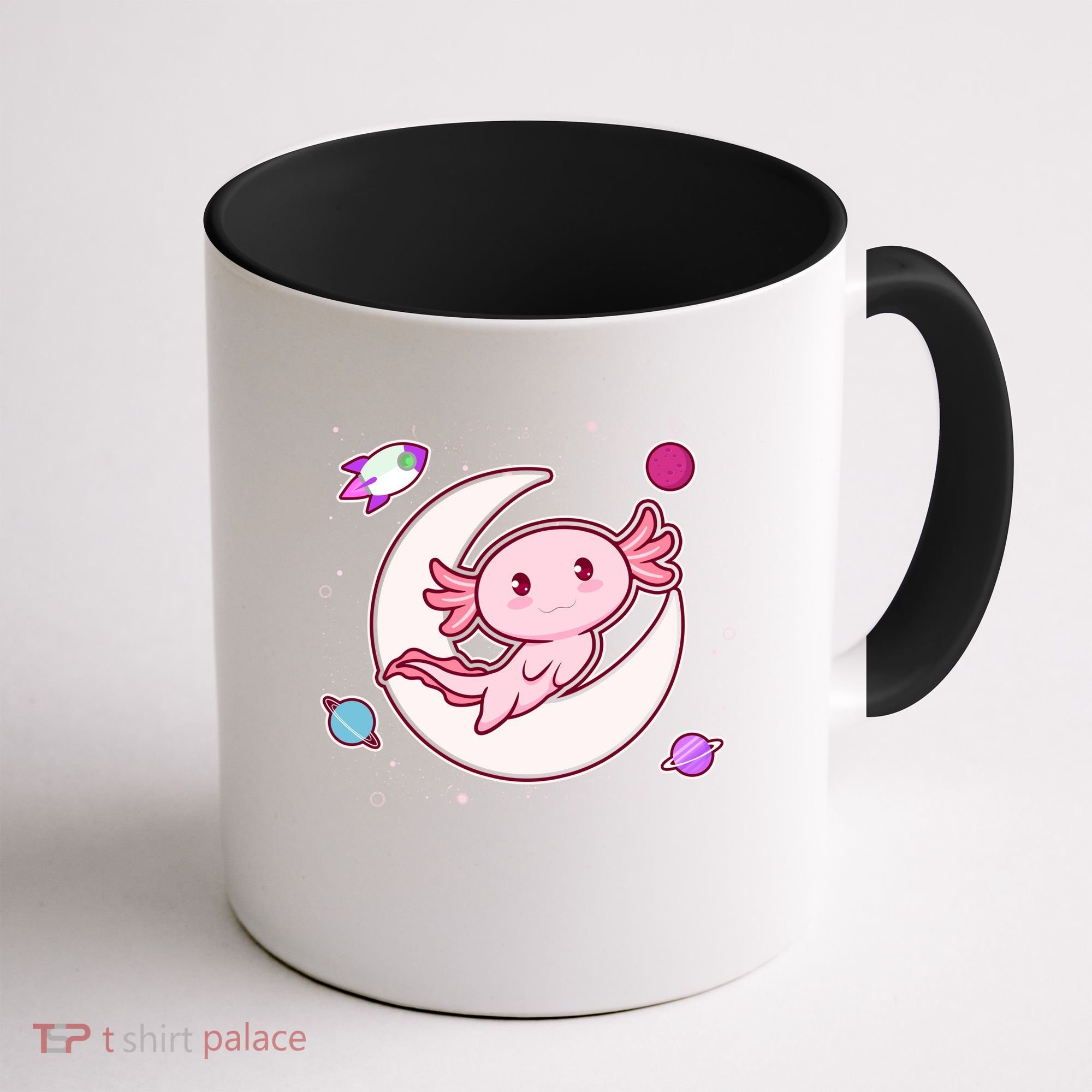 Cute Space Galaxy Axolotl Coffee Mug