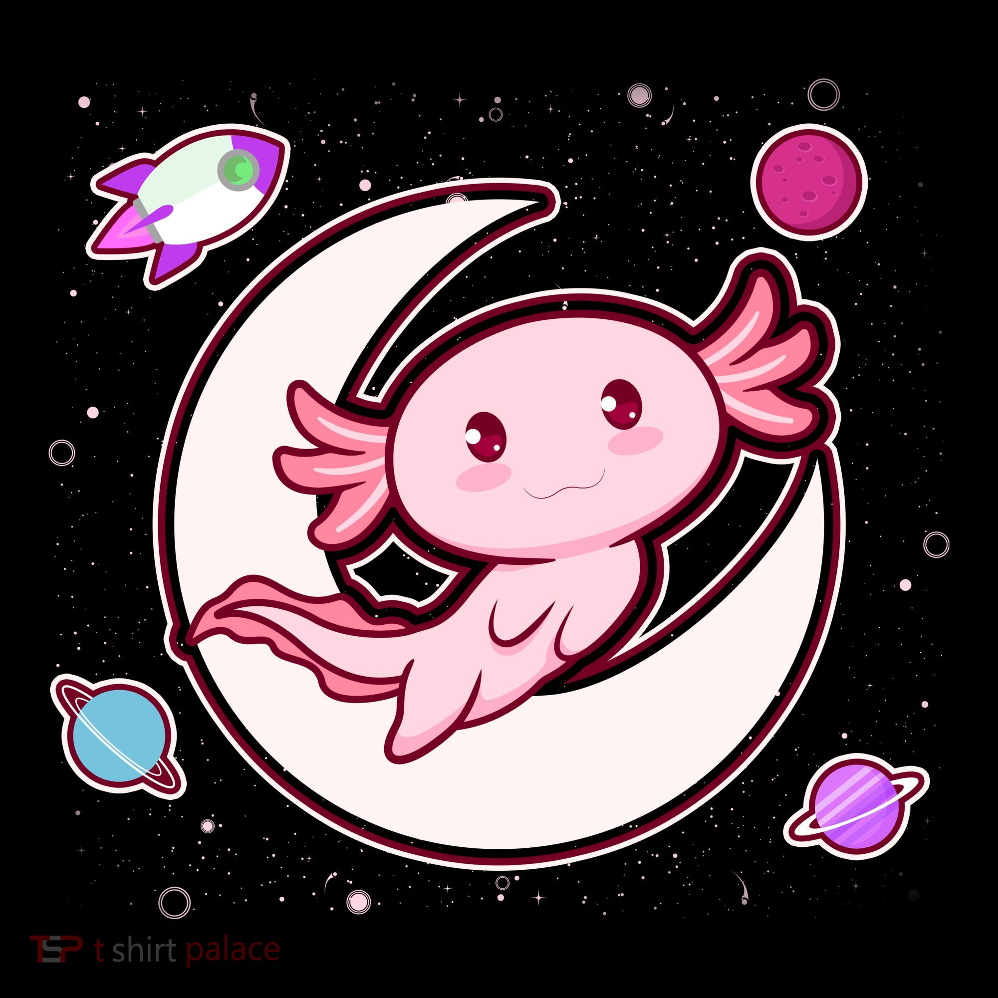 Cute Space Galaxy Axolotl Coffee Mug