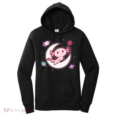 Cute Space Galaxy Axolotl Women's Hoodie