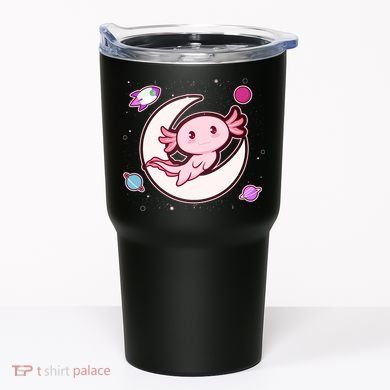 Cute Space Galaxy Axolotl Tumbler