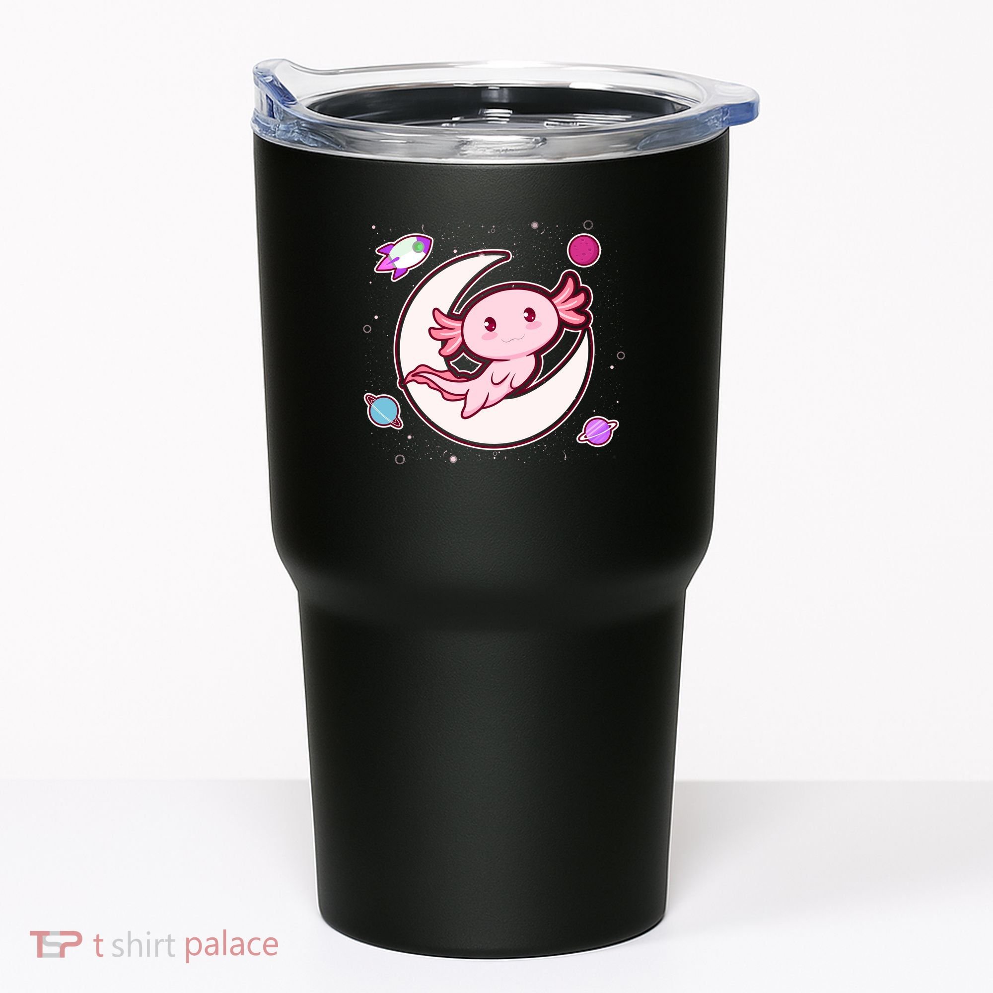 Cute Space Galaxy Axolotl Tumbler